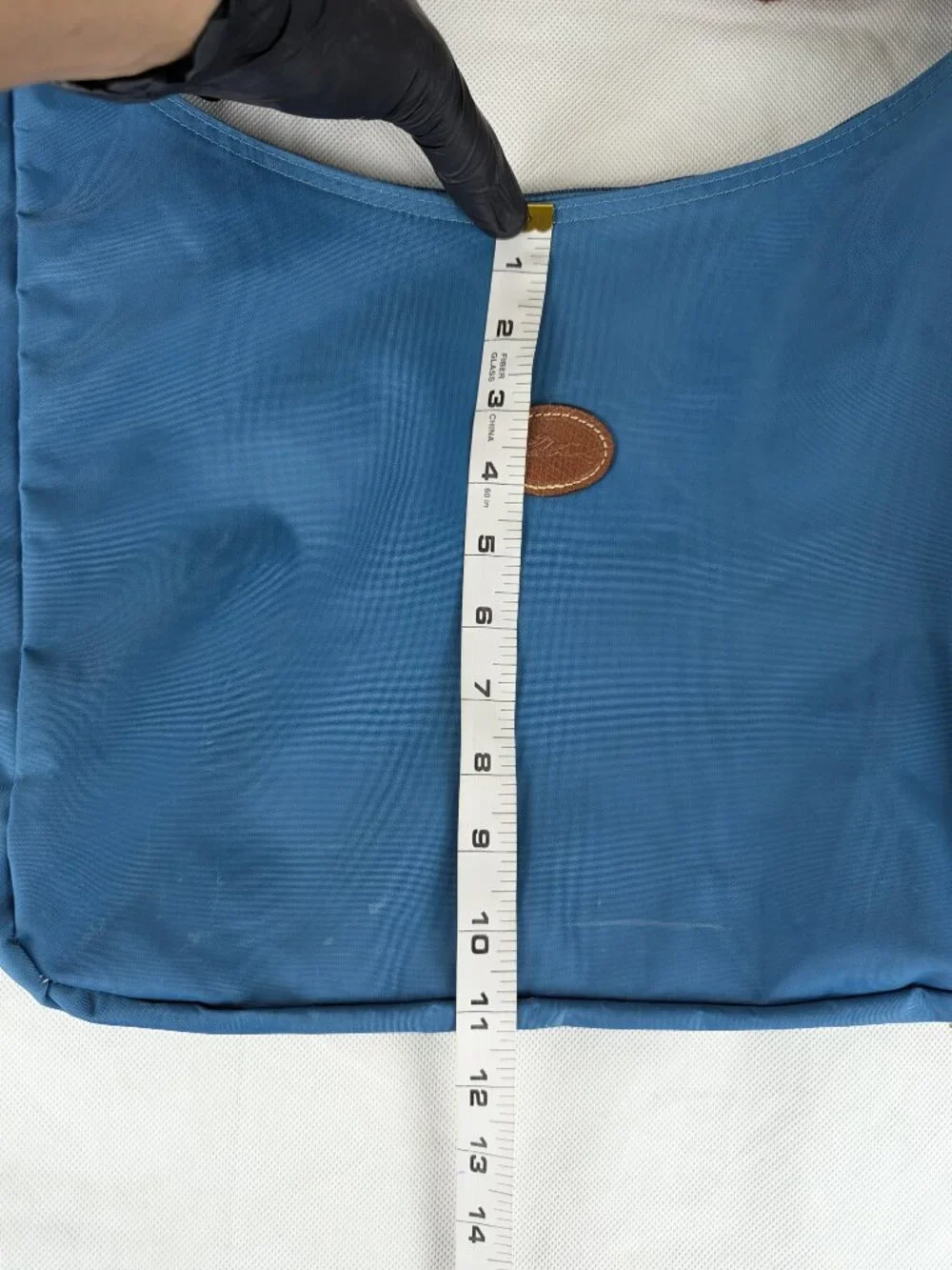 Longchamp le Pliage Shoulder Crossbody Hobo Bag Blue - Pre-Loved - Authentic.